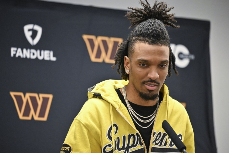 Commanders coach Dan Quinn says he is 'not concerned' about Jayden Daniels'  leg soreness - New West Record