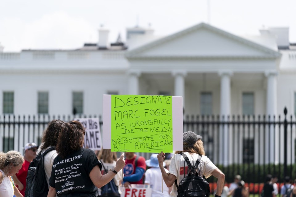 Who are the Americans still in Russian custody?