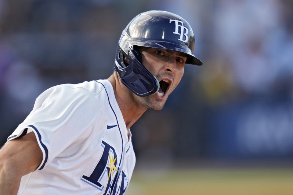 Rays' Kameron Misner becomes first player to hit first big league homer as  walk-off on opening day - Powell River Peak