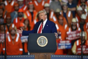 Trump says he will double tariffs on steel imports to 50 per cent