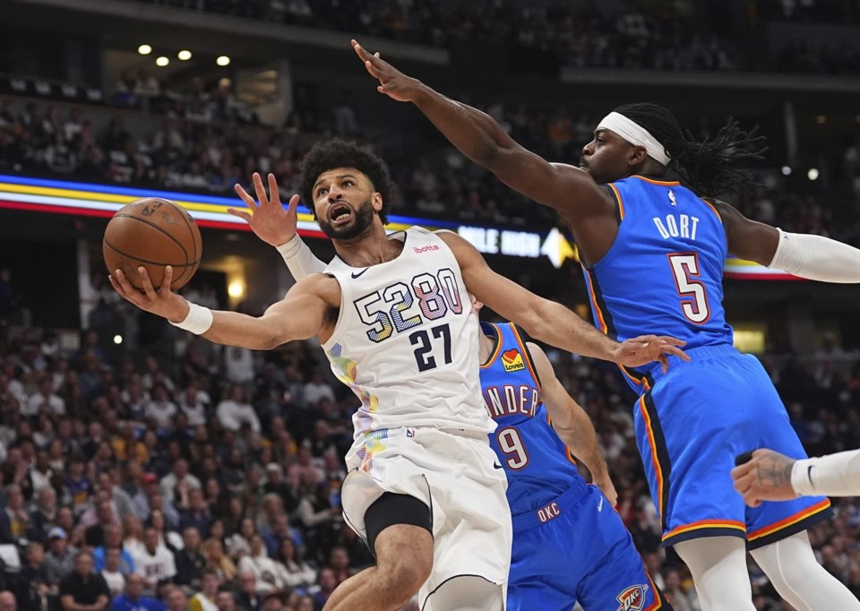 A sick Jamal Murray scores 25, powers Nuggets' 119-107 win over Thunder to force Game 7