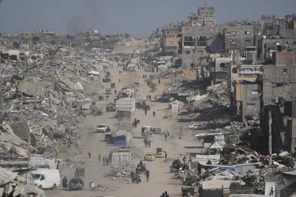 Israeli strikes kill at least 64 people in Gaza as Trump wraps up his Middle East visit