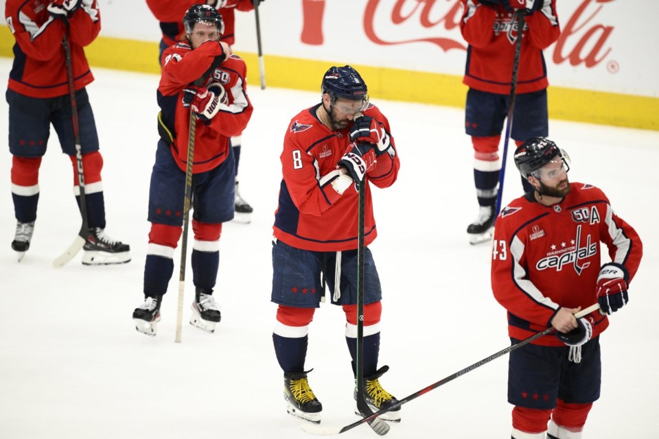 Bad-angle shot eliminates Ovechkin and the Capitals, ending 'memorable' year for Washington