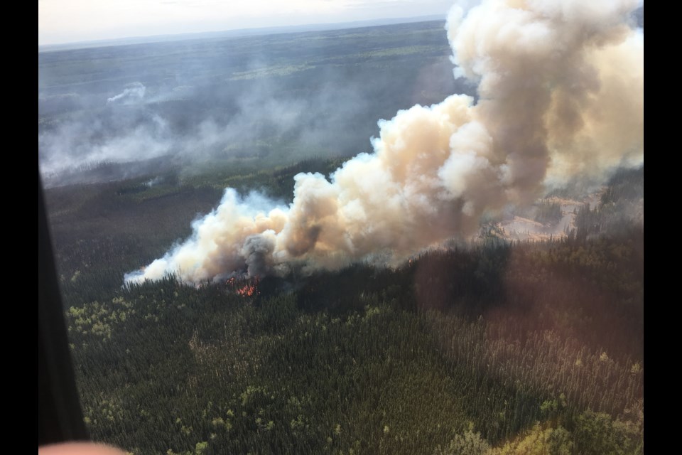A forest fire south of High Level, Alta. has forced more than 1,000 people to evacuate. (File). 