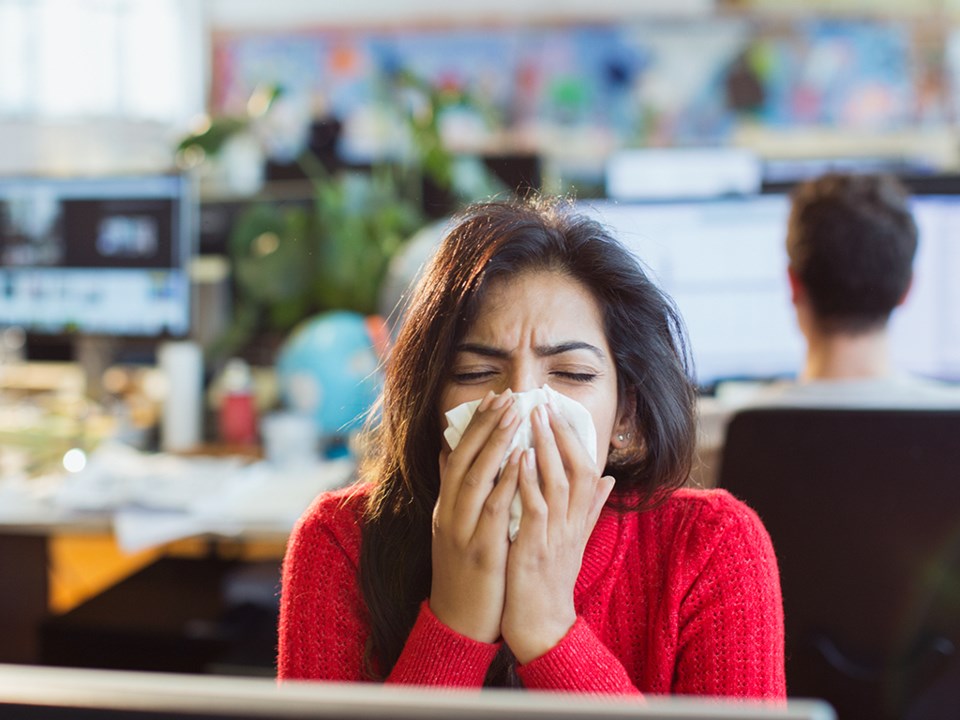 sneezing-at-work