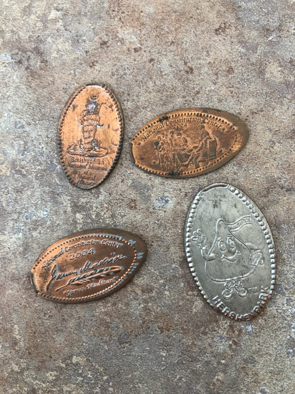 USED 2021-09-14 squished pennies