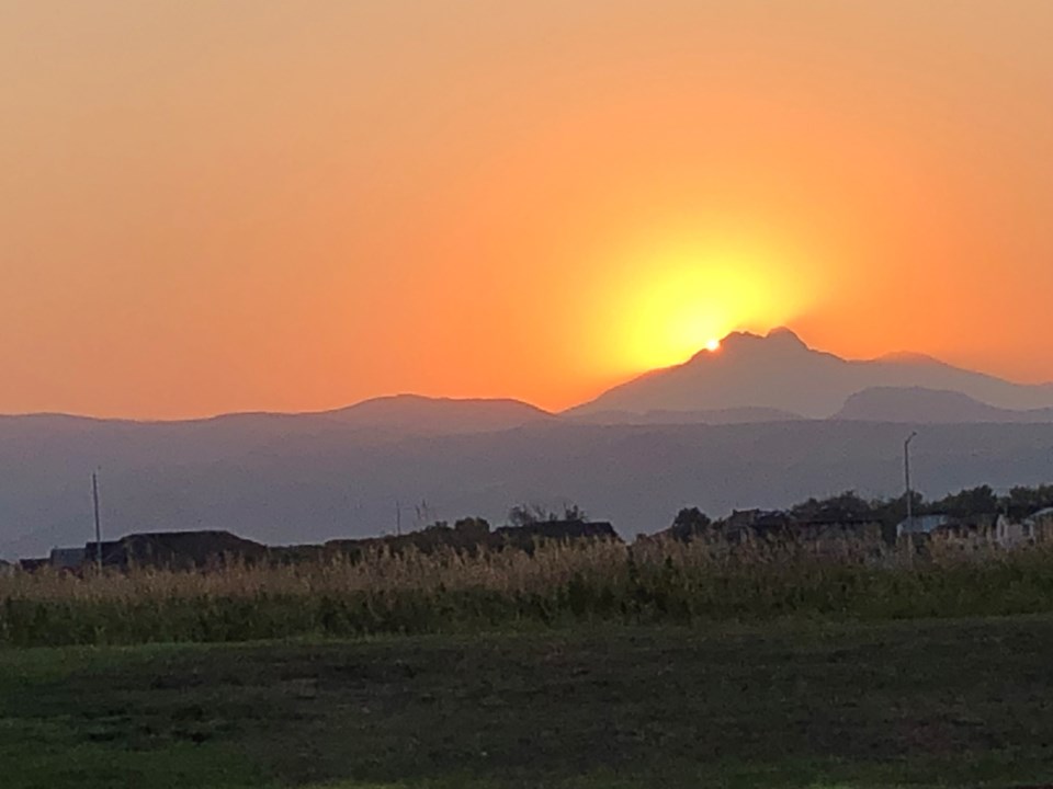 USED 2021-09-14 sunset in the mountains