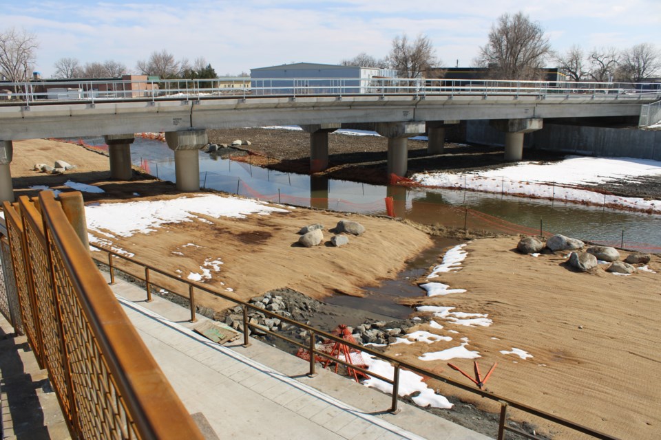 USED 3.20.21 good morning construction along St. Vrain Greenway near Left Hand Brewing