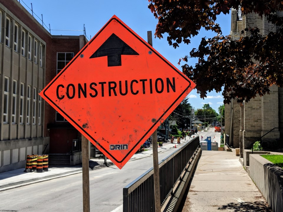 USED 20190706 construction sign kc