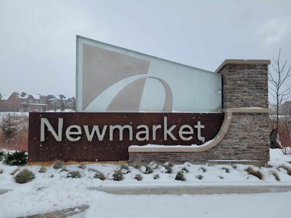 USED 2021 12 28 newmarket sign winter