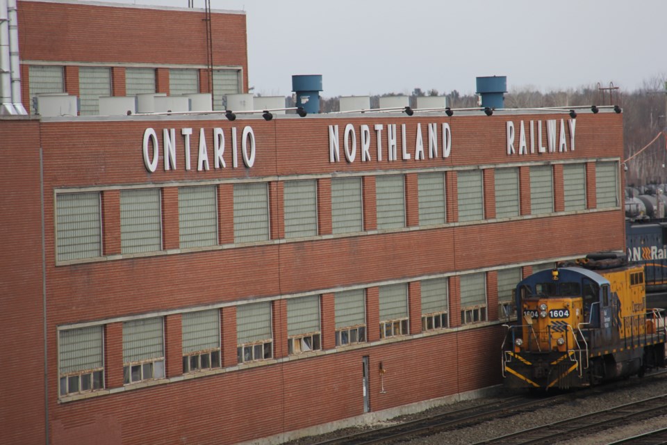 USED 2018-04-12goodmorning  8 ONR building and train. Photo by Brenda Turl for BayToday.