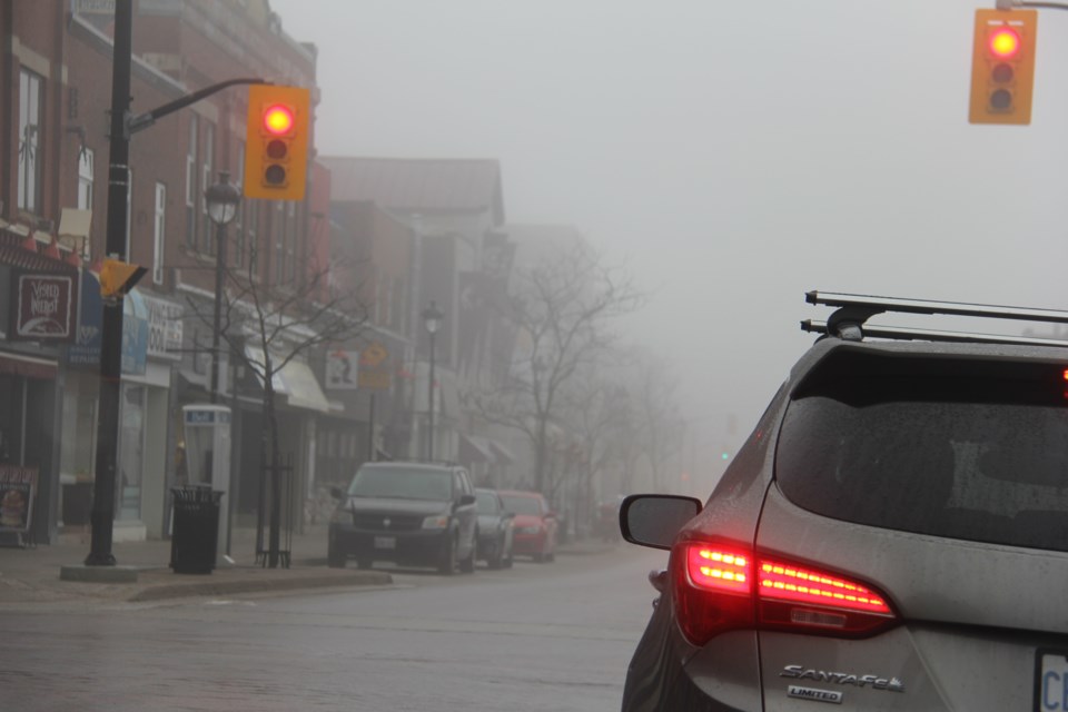 USED 2018-05-17goodmorning  4 Main Street on a foggy morning. Photo by Brenda Turl for BayToday.