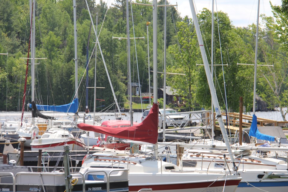 USED 2018-06-07goodmorning  9  Ready for sailing. North Bay Yacht Club. Photo by Brenda Turl for BayToday.