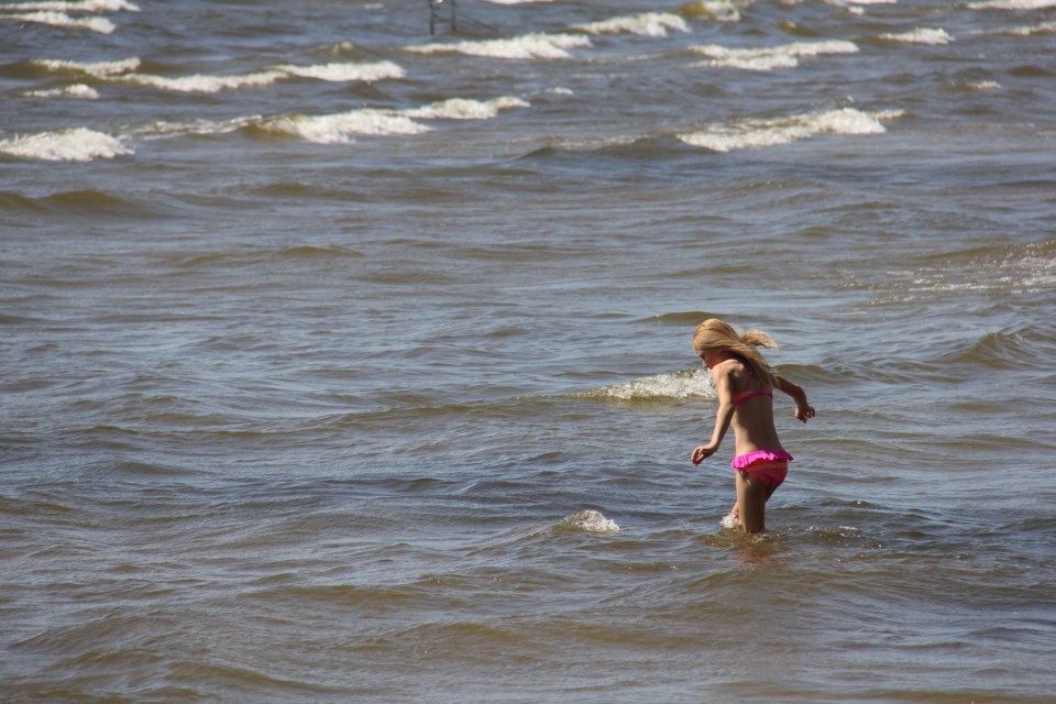 USED2018-07-19goodmorning  5  Can't wait to get into the water. Photo by Brenda Turl for BayToday.