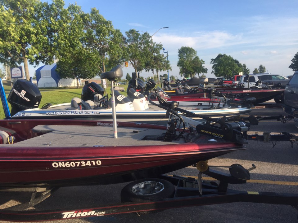 USED 2018-09-13goodmorning  8  A collection of bass boats. Photo by Brenda Turl for BayToday.
