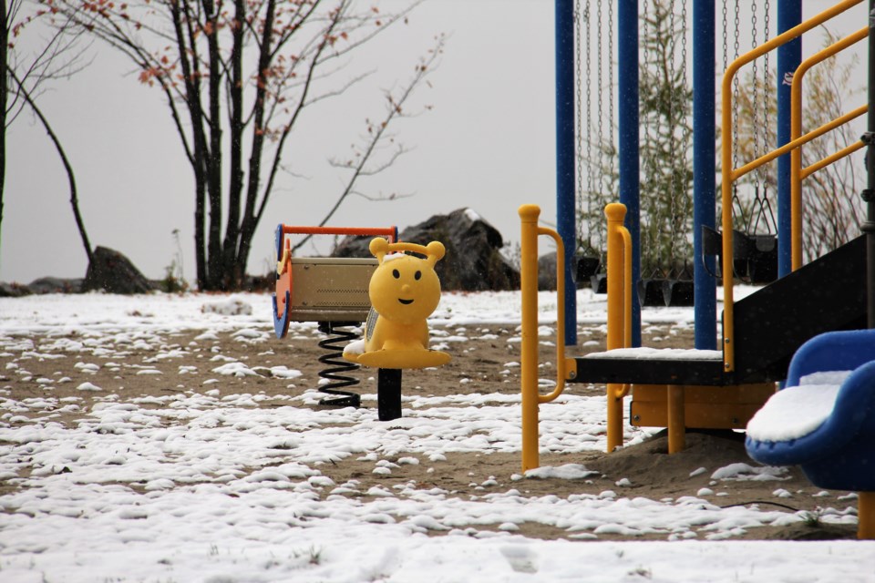 USED 2018-11-29goodmorning  3 A happy face at Sunset Park. Photo by Brenda Turl for BayToday.