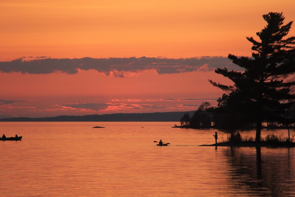 USED 2019-06-13goodmorning  3 Fishing on a calm evening. Photo by Brenda Turl for BayToday.