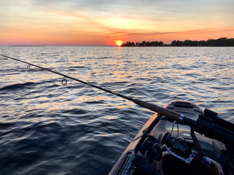 USED 2019-07-11goodmorningnorthbaybct  2 Fishing on a July evening. Photo courtesy of Tristan Tremblay.
