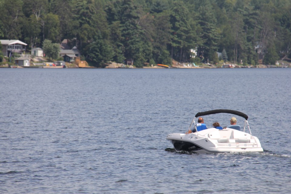 USED 2019-07-18goodmorningnorthbaybct  1 Boating on Trout Lake. Photo by Brenda Turl for BayToday.