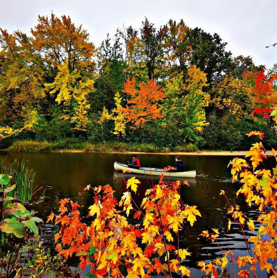 USED 2021-10-19goodmorningnorthbaybct  6 Canoeing in autumn. North Bay. Submitted by Kendall Cobb.