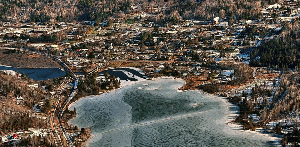 USED 2022-01-18goodmorningnorthbaybct  2 Bonfield from the air. Submitted by Al Orlando and Ron Miller.