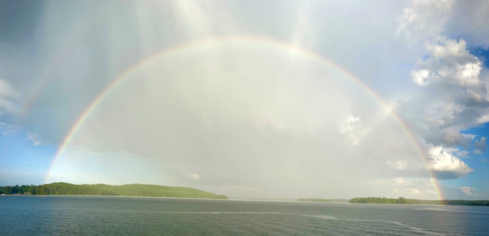 USED 2022-08-2goodmorningnorthbaybct  7 Trout Lake rainbow. North Bay. Submitted by Stepane Gauthier.