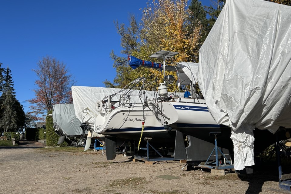 USED 2023-10-31goodmorningnorthbaybct-4-boats-put-away-for-the-winter-north-bay-yacht-club-callander-brenda-turl