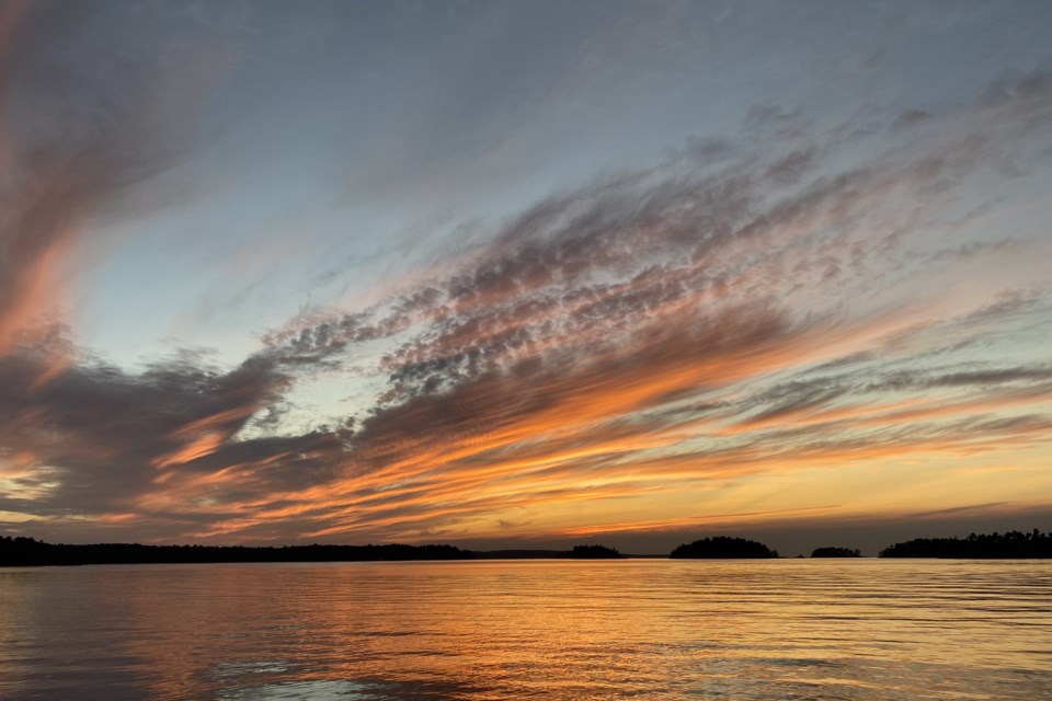 USED 2023-8-15goodmorningnorthbaybct-2-sunset-in-hunters-bay-lake-nipissing-steve-piekarsky