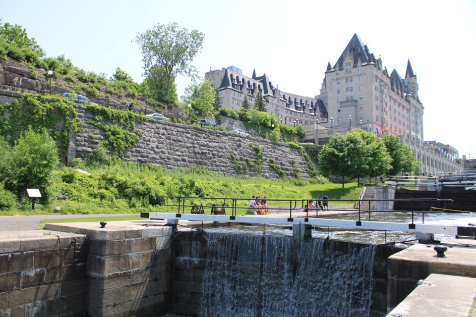 USED Ottawa 6 (Chateau Laurier and the Rideau Locks-photo by Janet Stephens)