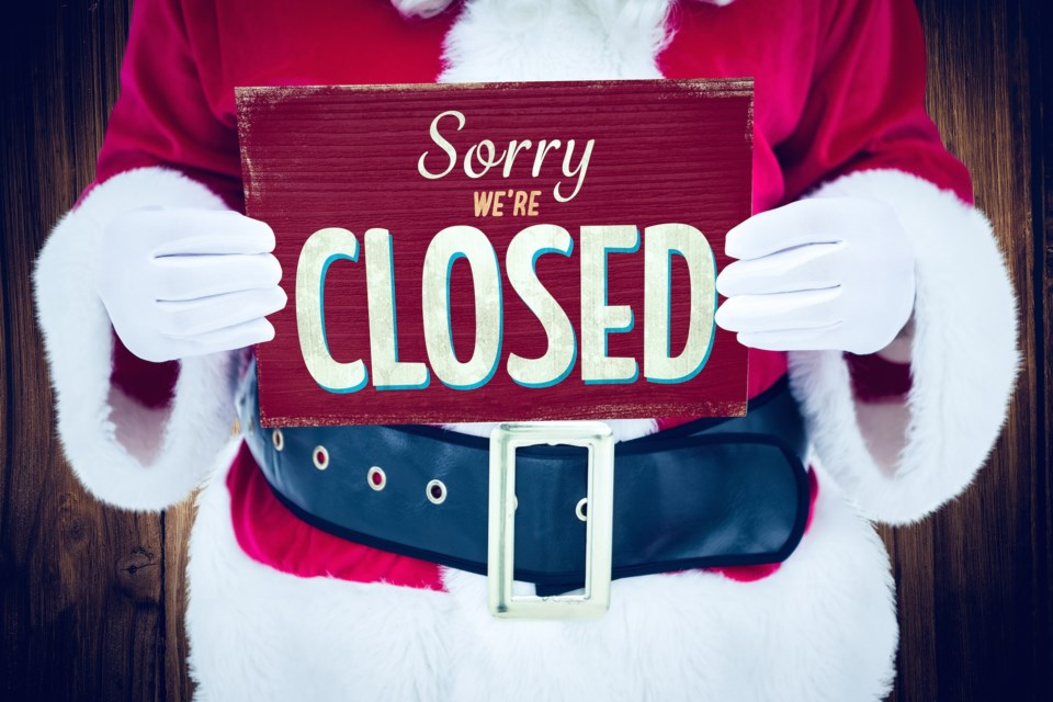 Here's what's open and closed this Christmas holiday Newmarket News