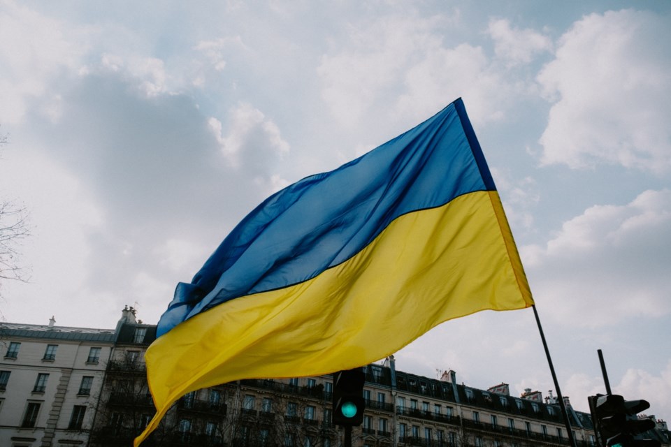 2022-03-16 Ukraine flag pexels