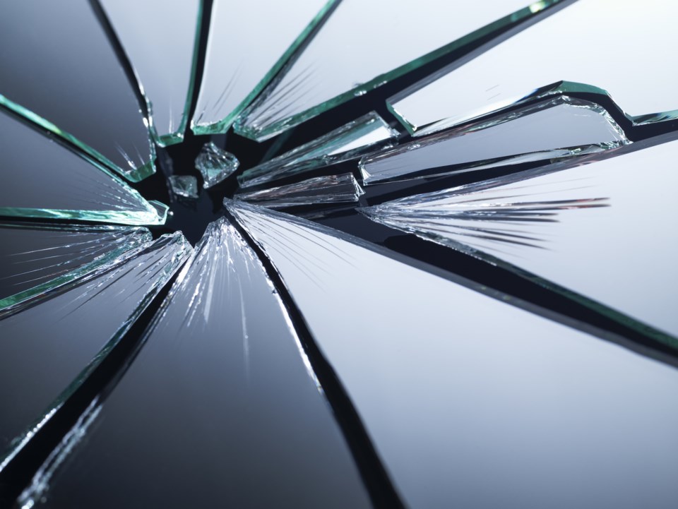 Broken mirror