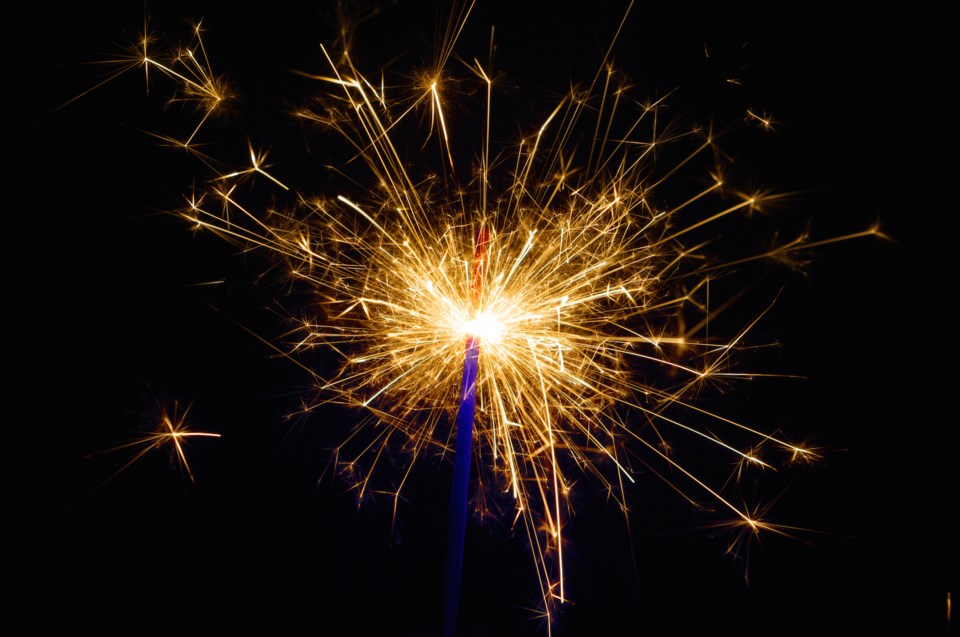 fireworks sparkler