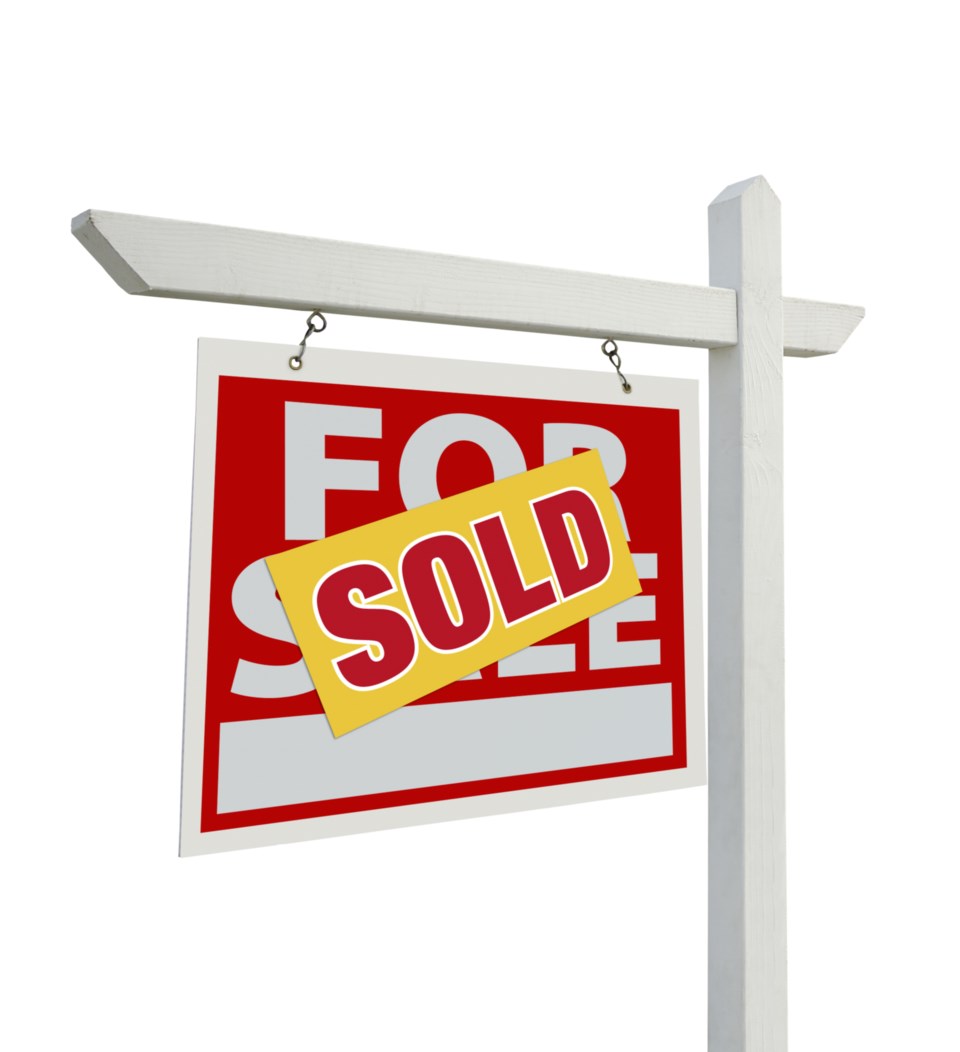 For sale - sold sign