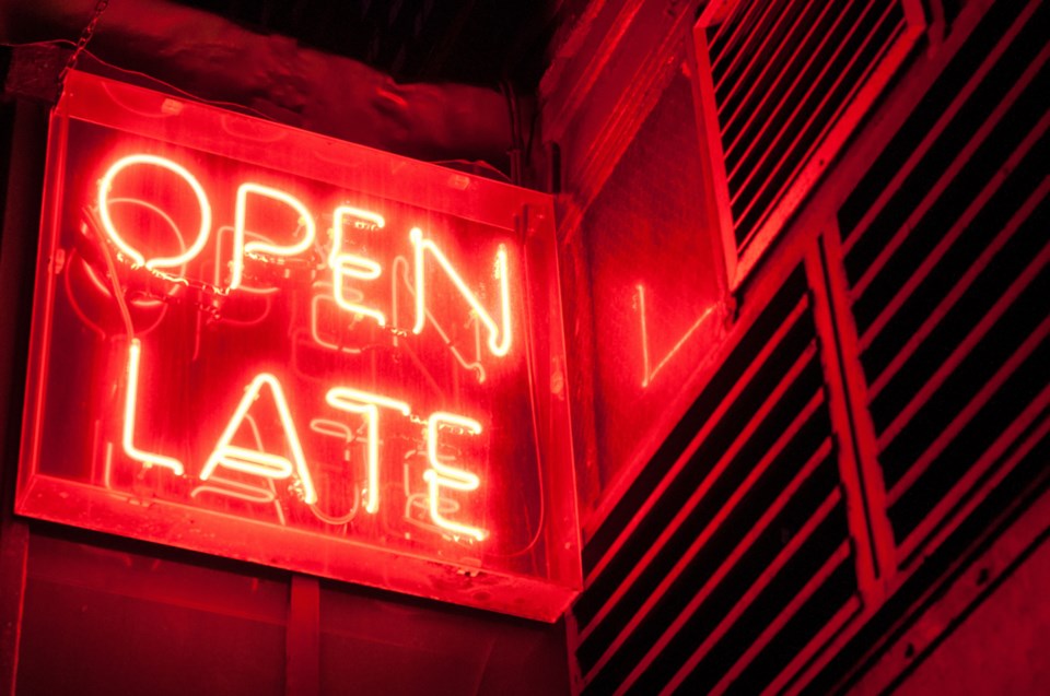 open late sign