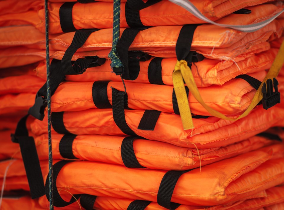 PFD personal floatation life jacket