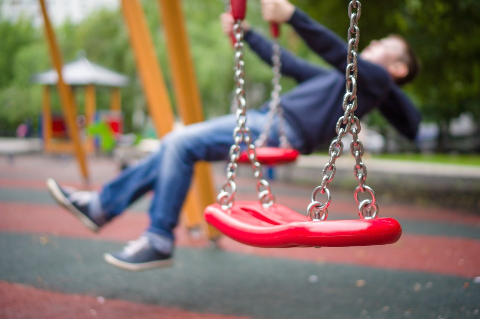 Playground swing shutterstock