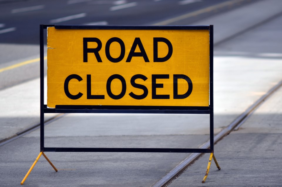 road closed shutterstock