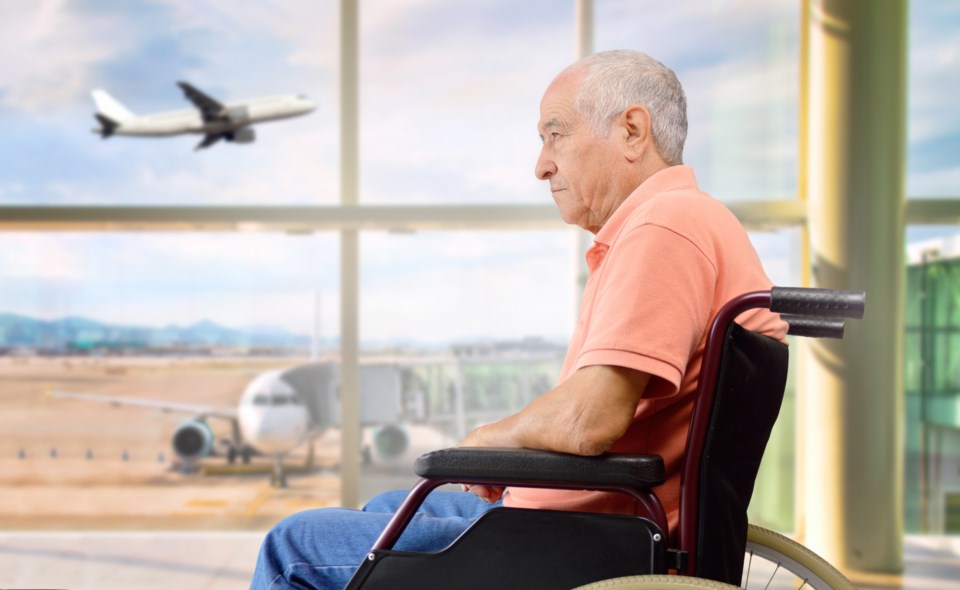 senior travel health stock