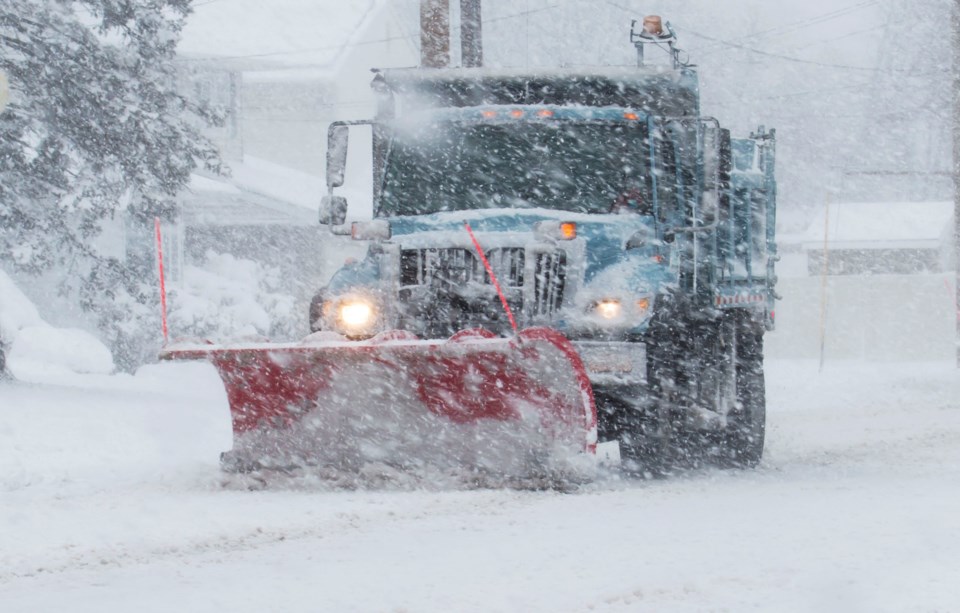 SnowplowingDumptruck