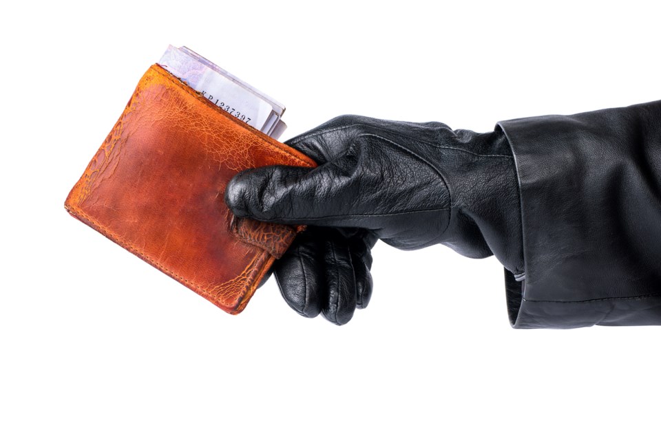 wallet pickpocket glove