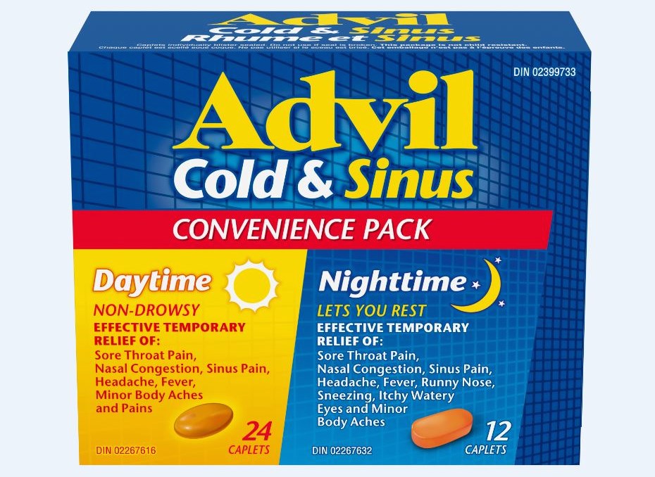 2021-10-04 recall Advil Cold Sinus