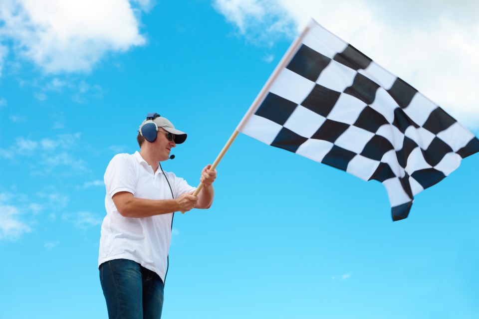 checkered flag AdobeStock