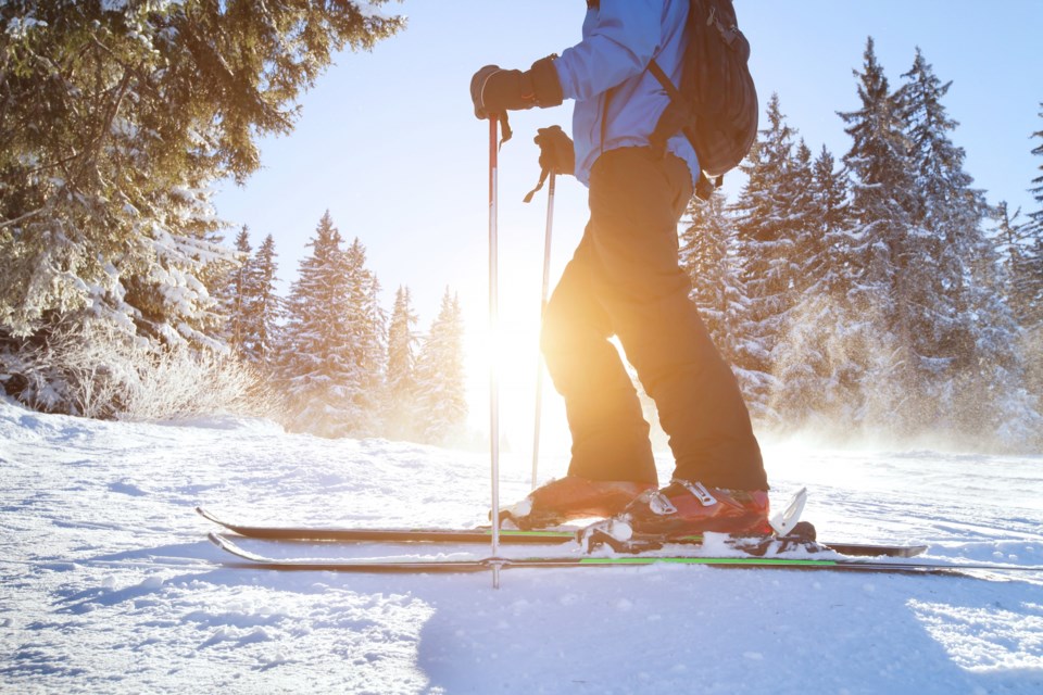 skiing downhill alpine