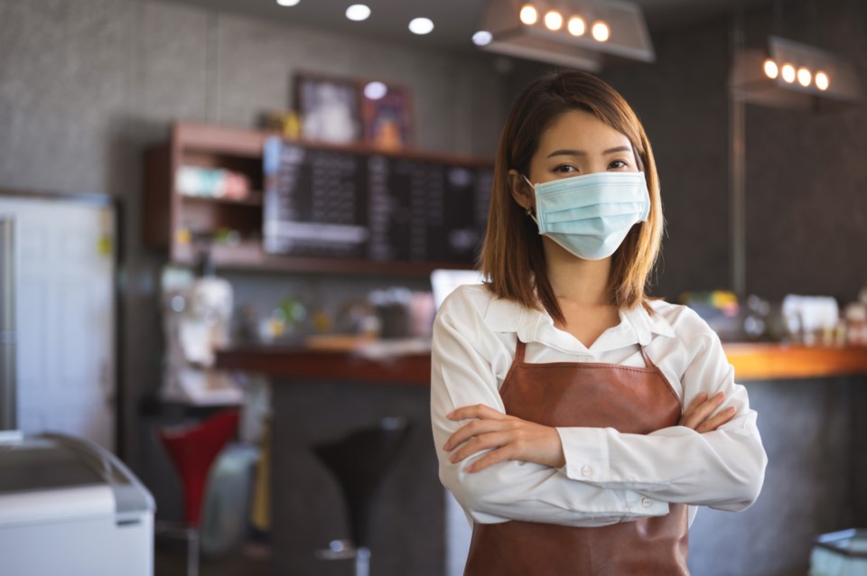 mask barista