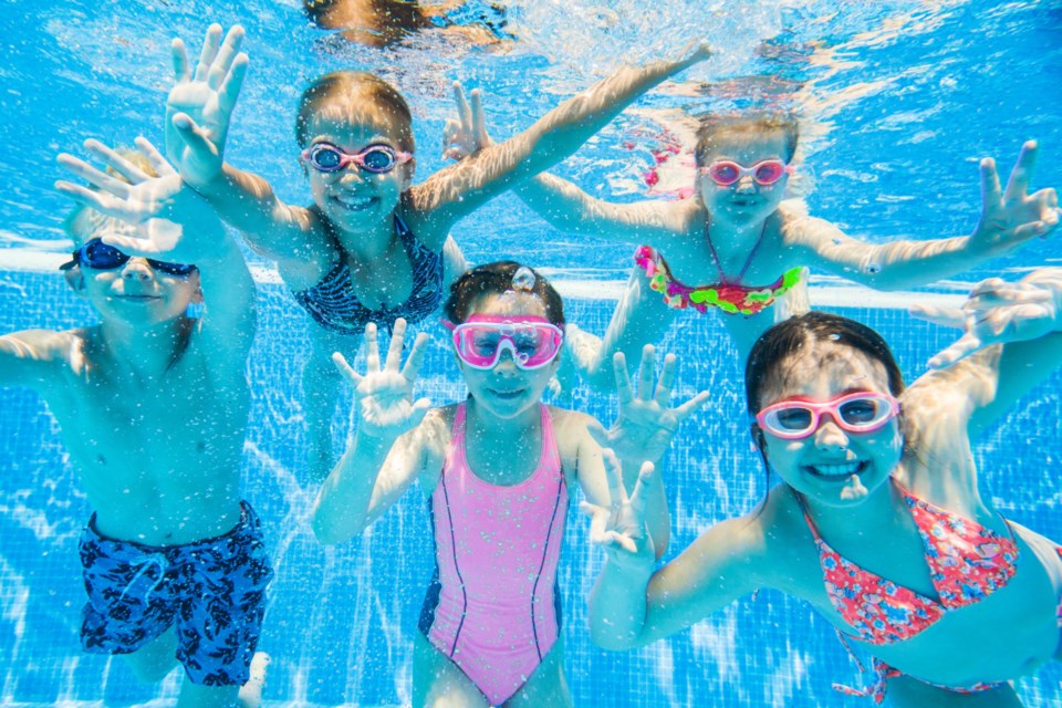swimming