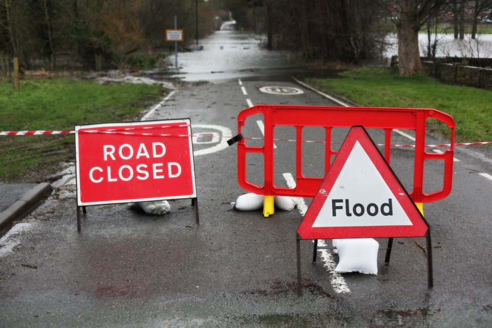 Road Closed Flood shutterstock