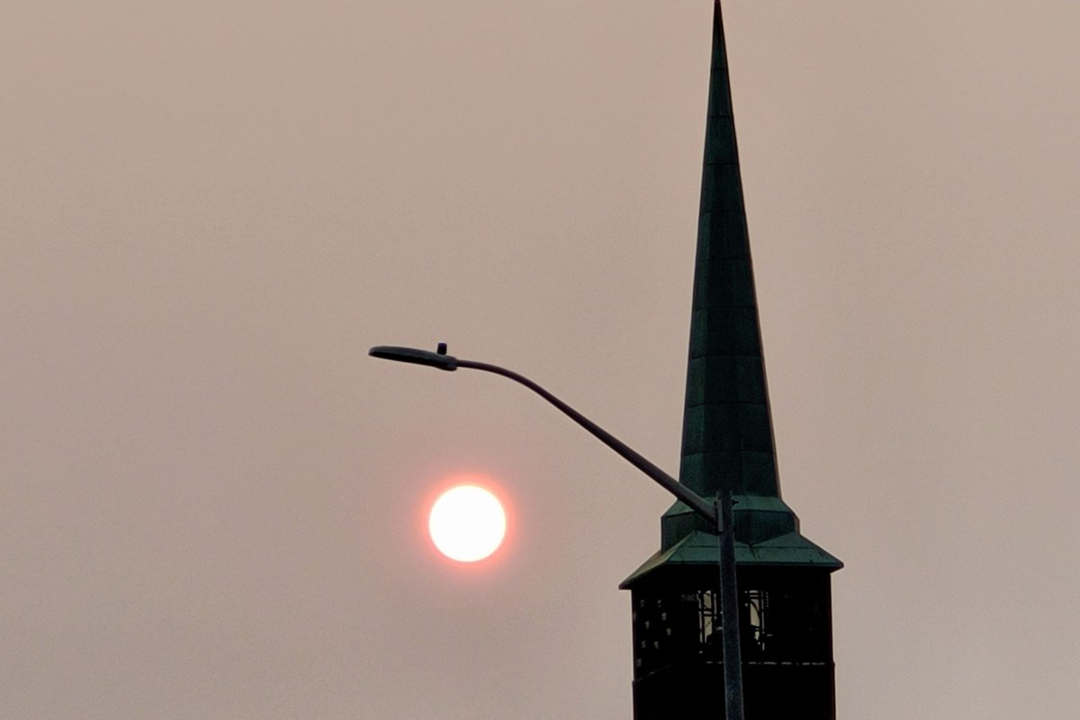 Wildfire smoke impacting air quality in Burlington