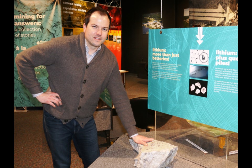 Trevor Walker, the president and CEO of Frontier Lithium is expecting a productive year for the company’s high grade “Electric Avenue” lithium property in Northwestern Ontario. Walker was able to show off some of Frontier’s lithium samples earlier this year at a display at Sudbury’s Dynamic Earth. 