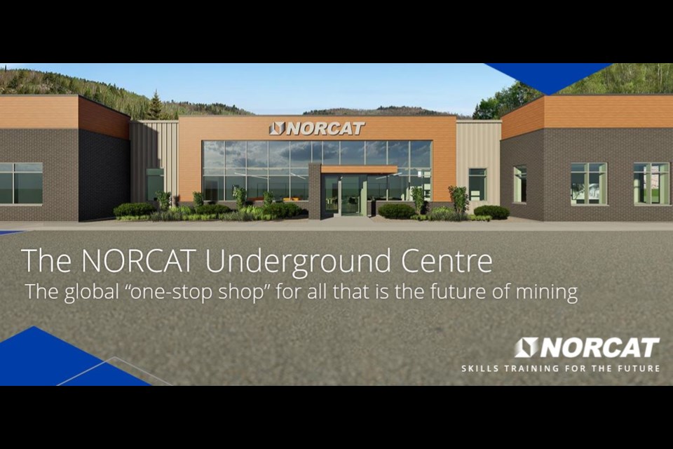 Work has been underway throughout the winter for the new NORCAT Underground Centre surface building located in Onaping, Ontario.  The building should be completed in May. (Photo: NORCAT)